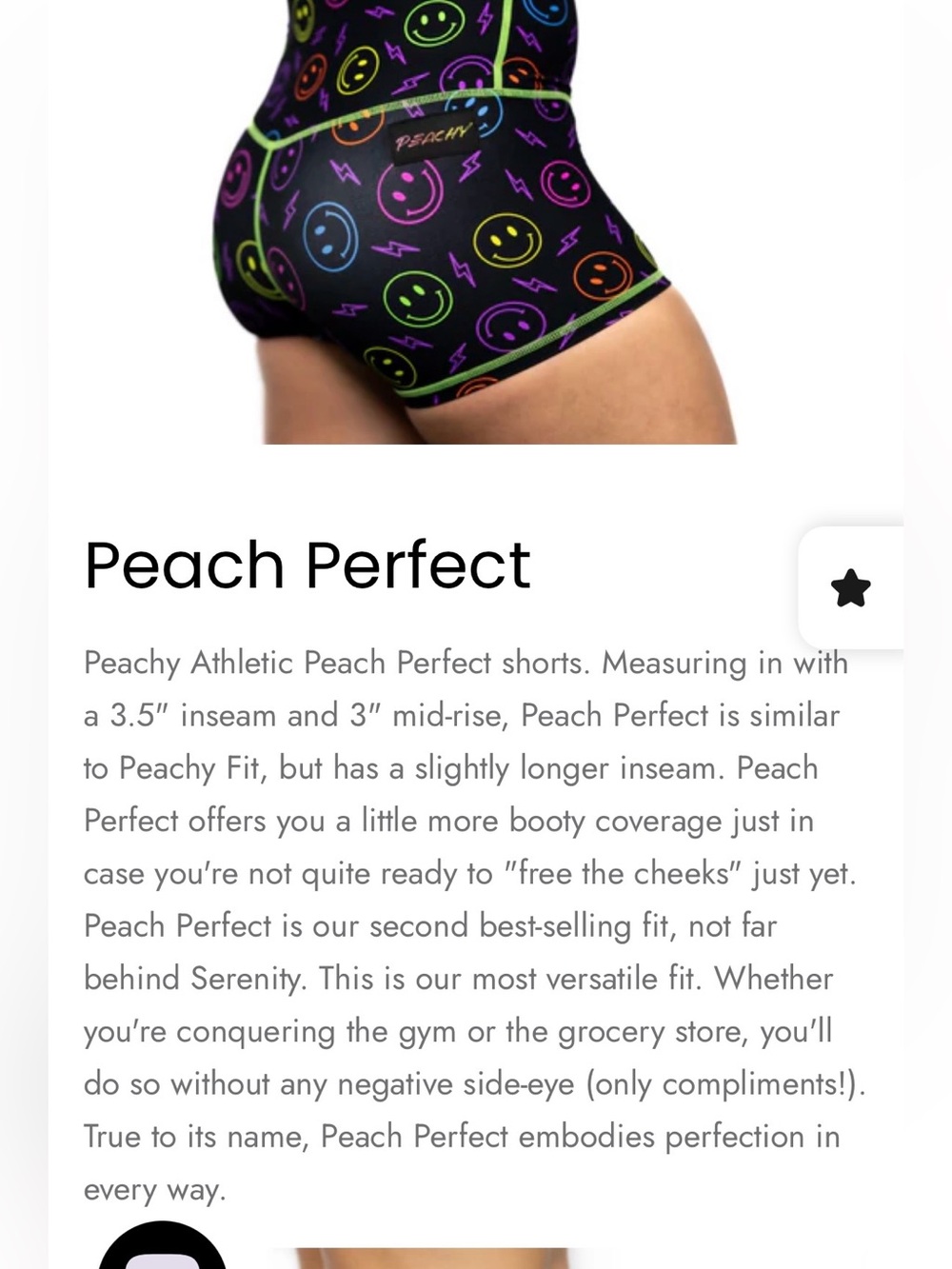 Peachy Women’s Multicolor Feather Print Performance Shorts - Picture 4 of 4